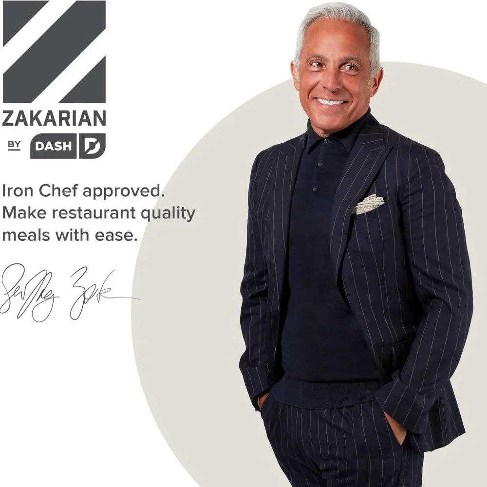 Zakarian by Dash 4-Piece Full Tang Cutlery Knife Gift Set in Cranberry Red